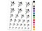 Jumping Marlin Fish Temporary Tattoo Water Resistant Fake Body Art Set Collection